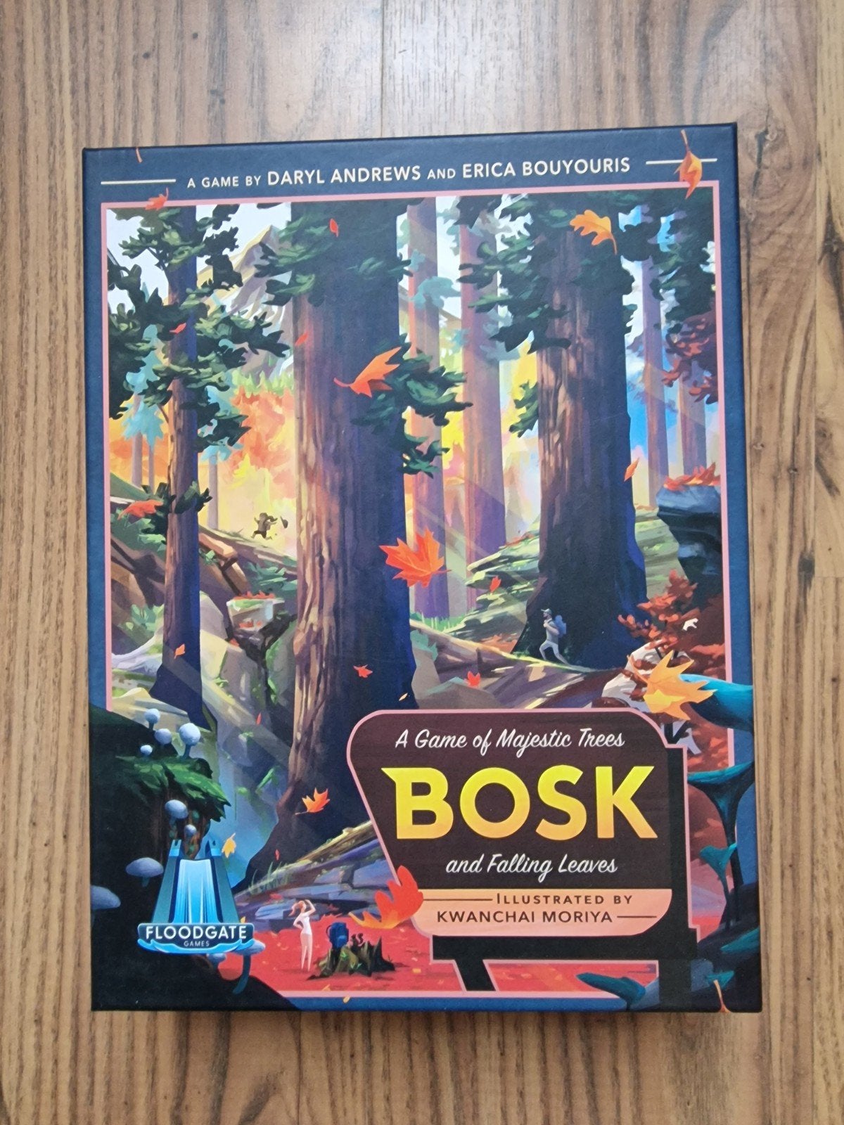 Bosk bordspel - Strategisch spel over bomen en bladeren, Drie of vier spelers, Ophalen of Verzenden, Zo goed als nieuw, Floodgate Games