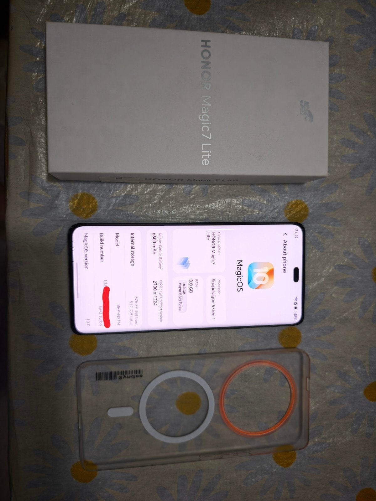 Honor Magic 7 Lite 512 GB - Zo goed als nieuw, Telecommunicatie, Ophalen