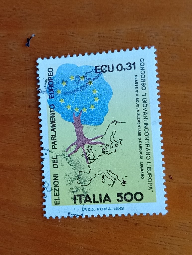italie 1989, Postzegels en Munten, Ophalen of Verzenden, Gestempeld