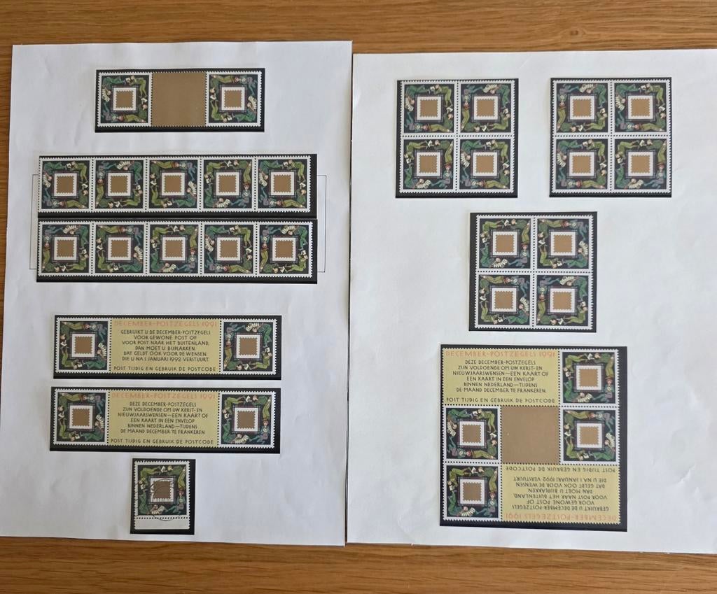 Decemberzegels 1991, Ophalen of Verzenden