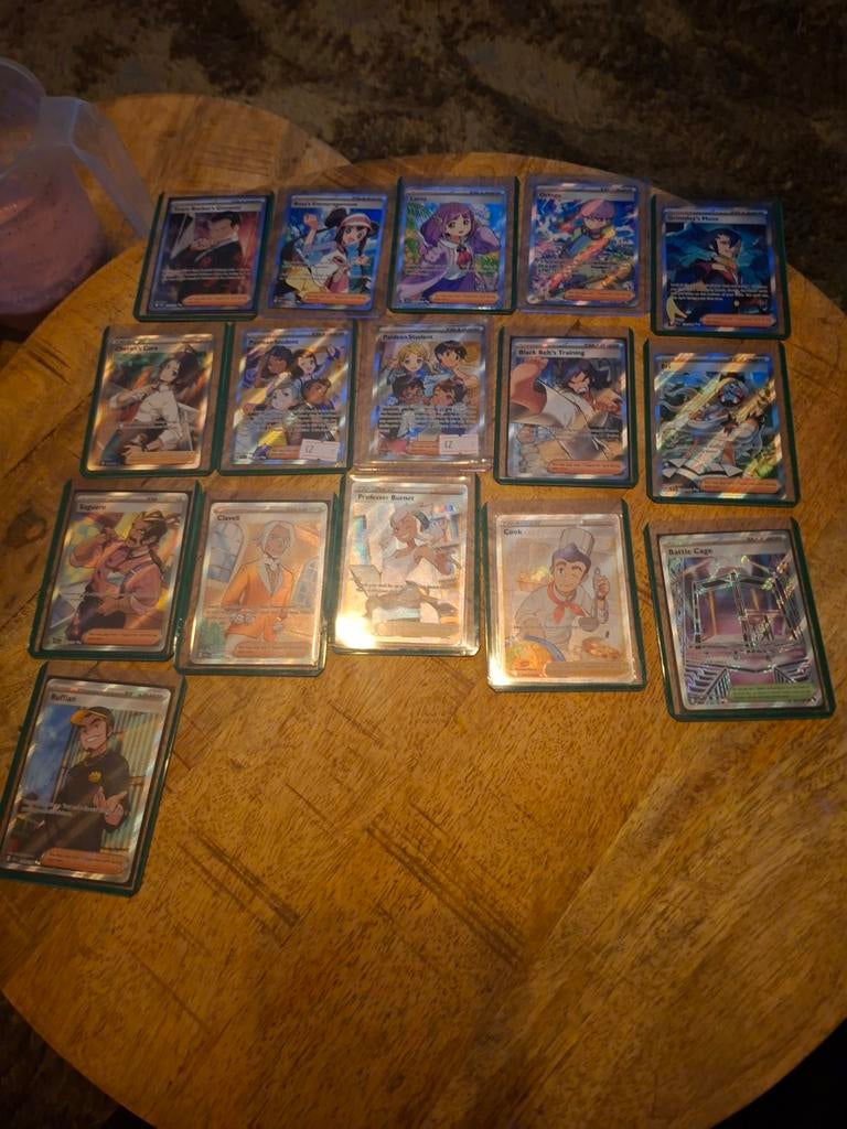 Pokémon Trainer Kaarten Collectie - Full Art & Foil, Ophalen of Verzenden, Zo goed als nieuw, Meerdere kaarten, Foil