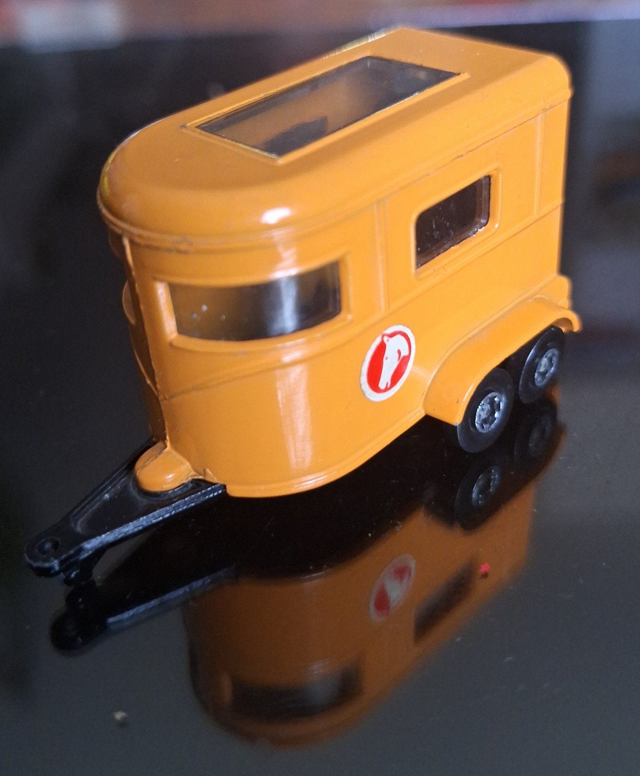 Matchbox paarden trailer, Ophalen of Verzenden, Zo goed als nieuw