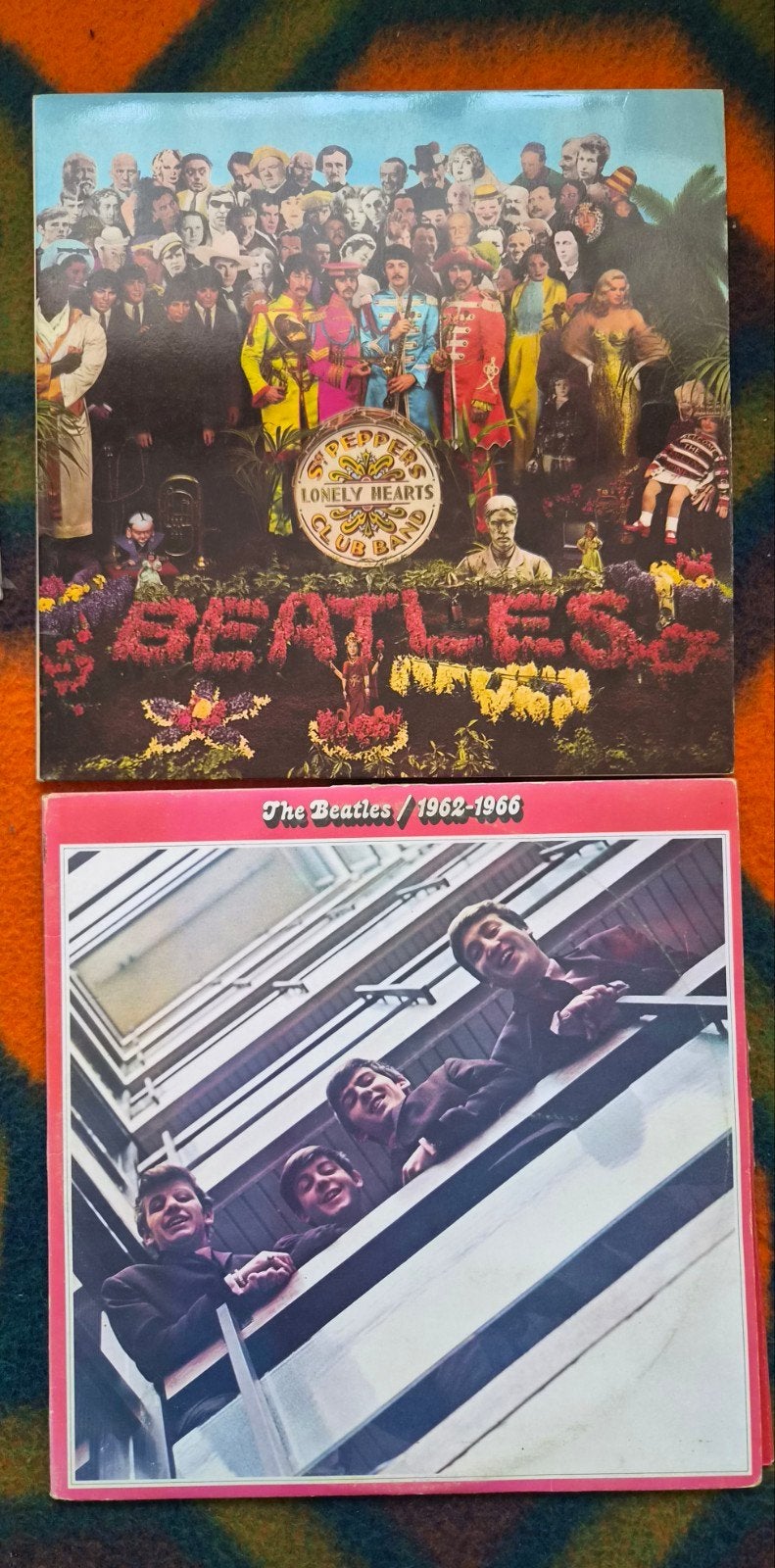 The Beatles - 1962-1966 (Red Album) & Sgt. Pepper's LP's, Cd's en Dvd's, Vinyl | Pop, LP, Gebruikt, Pop, Complilatie