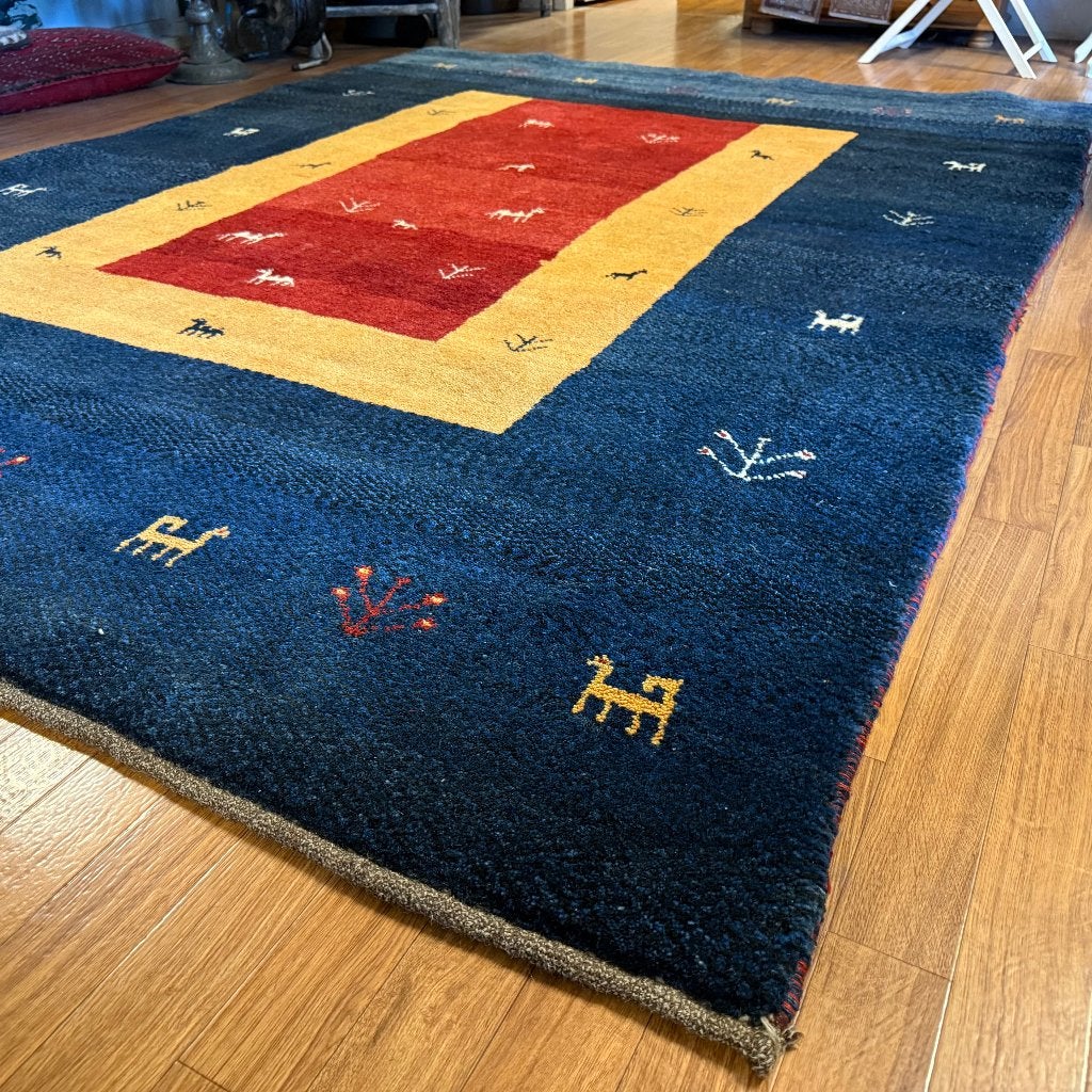 perzisch tapijt gabbeh - 287 x 214 cm – Gratis bezorgd, Taag 63, 2491 CS, Den Haag (Forepark), Ophalen of Verzenden, Perzisch tapijt - trendy vloerkleed – handgeknoopt