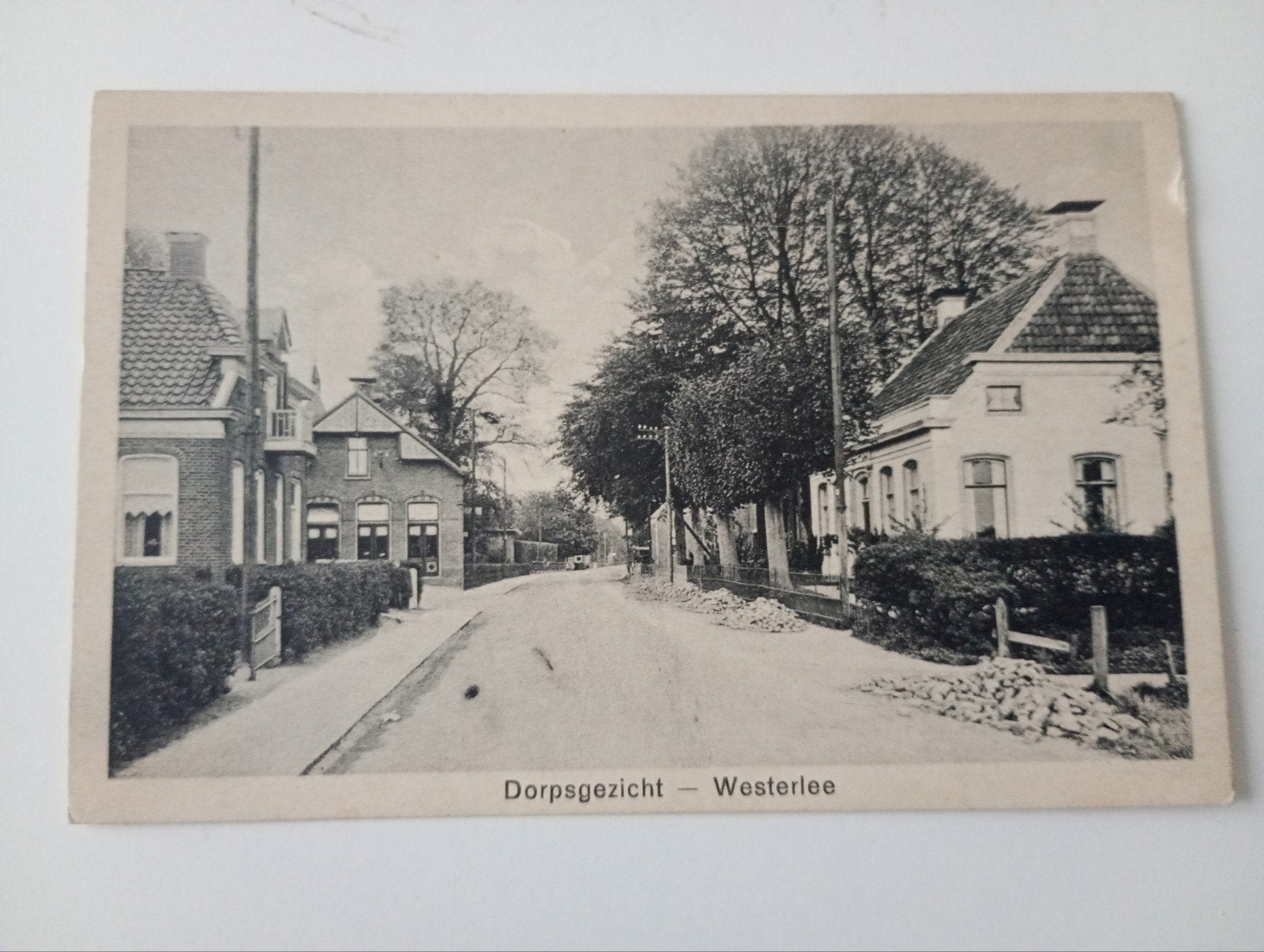Westerlee bij Winschoten Dorpsgezicht, Ophalen of Verzenden, 1920 tot 1940, Ongelopen, Groningen