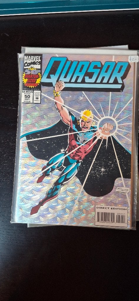 Quasar #41, 50, Gelezen, Amerika, Mark Gruenwald, Ophalen of Verzenden