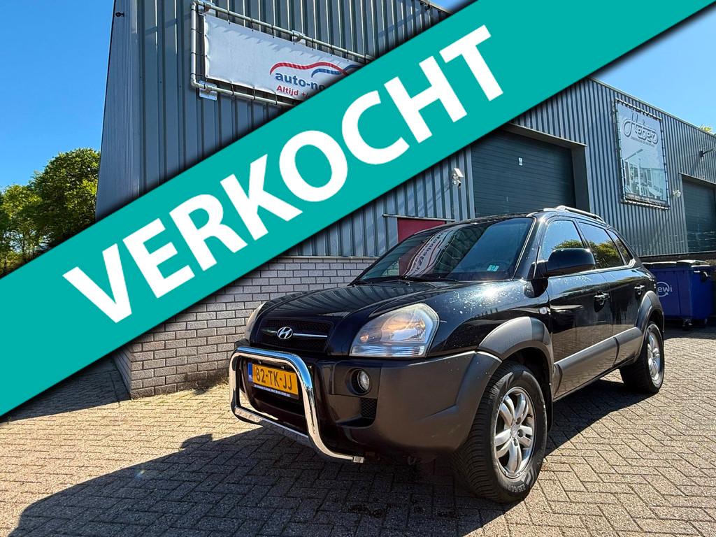 Hyundai Tucson 2.0i Style, Auto's, Hyundai, Gebruikt, Zwart, 4 cilinders, Zwart