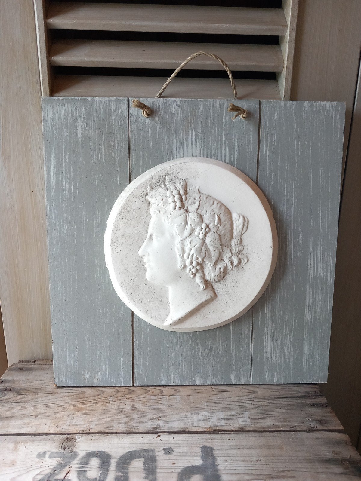 Beton hoofdje,ornament, Ophalen of Verzenden