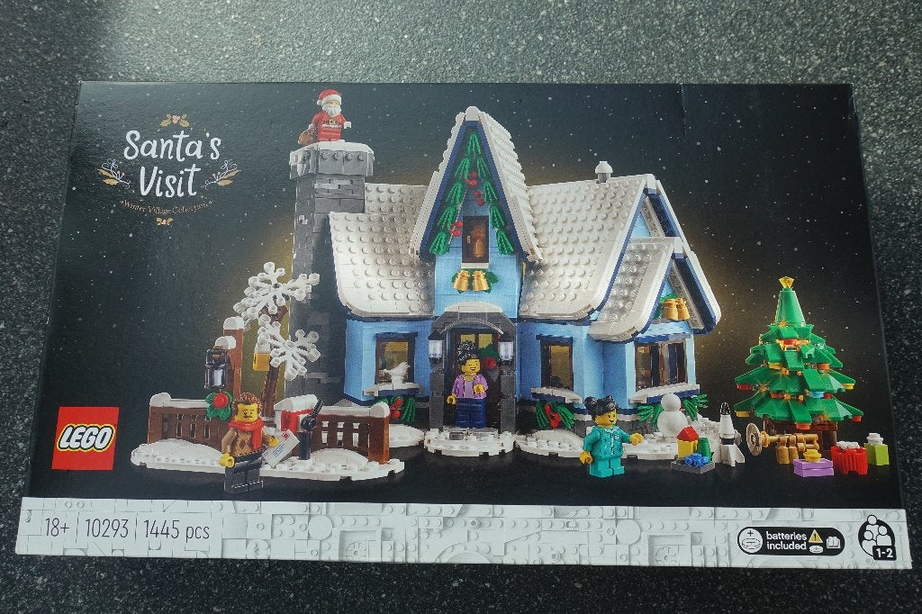 LEGO Santa's Visit 10293 - Nieuw en Ongeopend, Overige thema's, Inclusief extra onderdelen, Lego, Nieuw