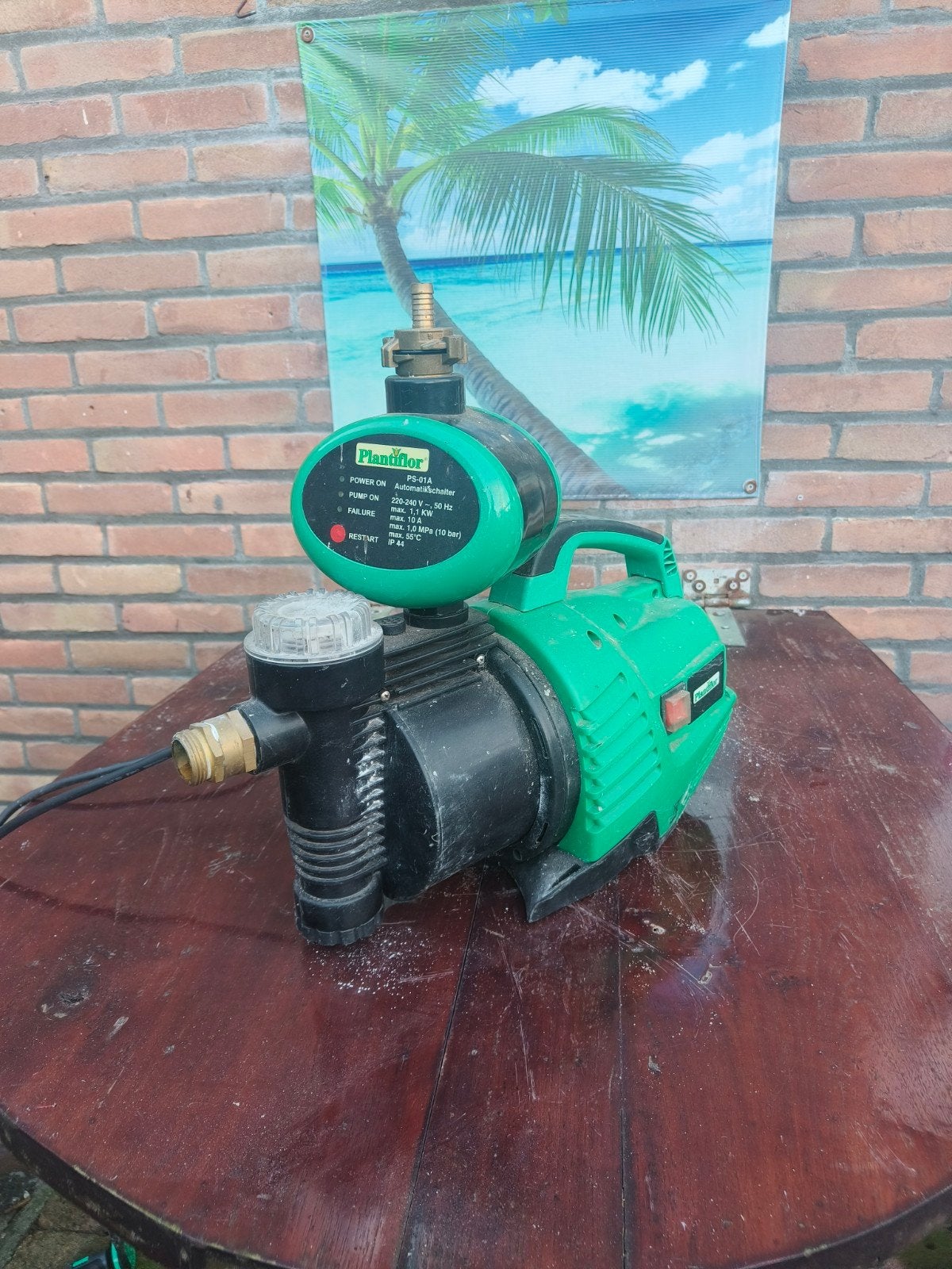 Plantiflor HWA 6538 Hydrofoorpomp, Ophalen of Verzenden, Gebruikt, Elektrisch, Hydrofoorpomp