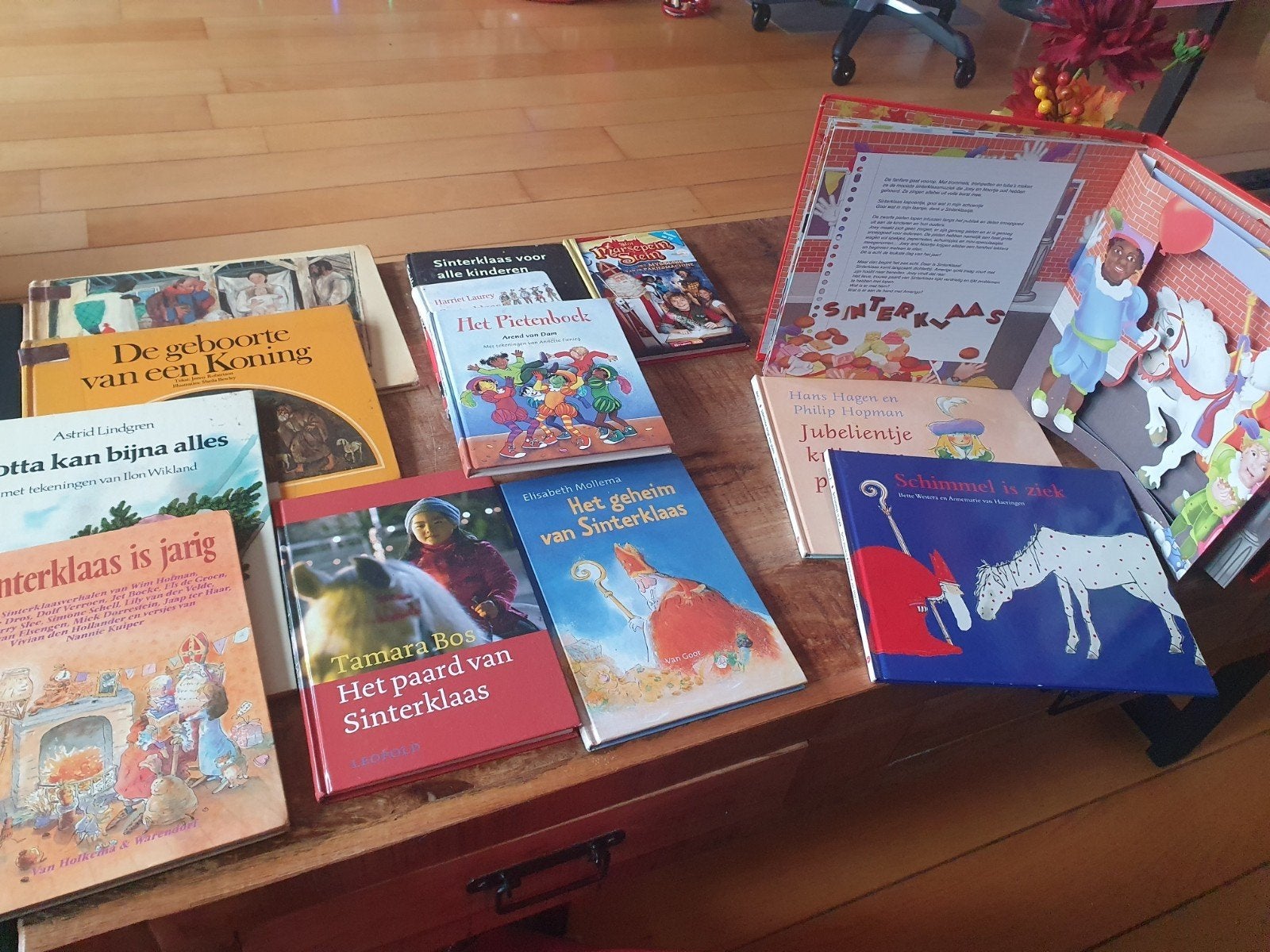 sinterklaas en kerstboeken, Ophalen, Gelezen