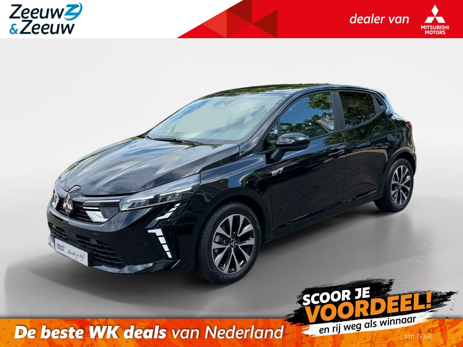 Mitsubishi Colt 1.6 HEV Intense | Automaat | LM Velgen | And, Stof, Met garantie (alle), Origineel Nederlands, Bedrijf