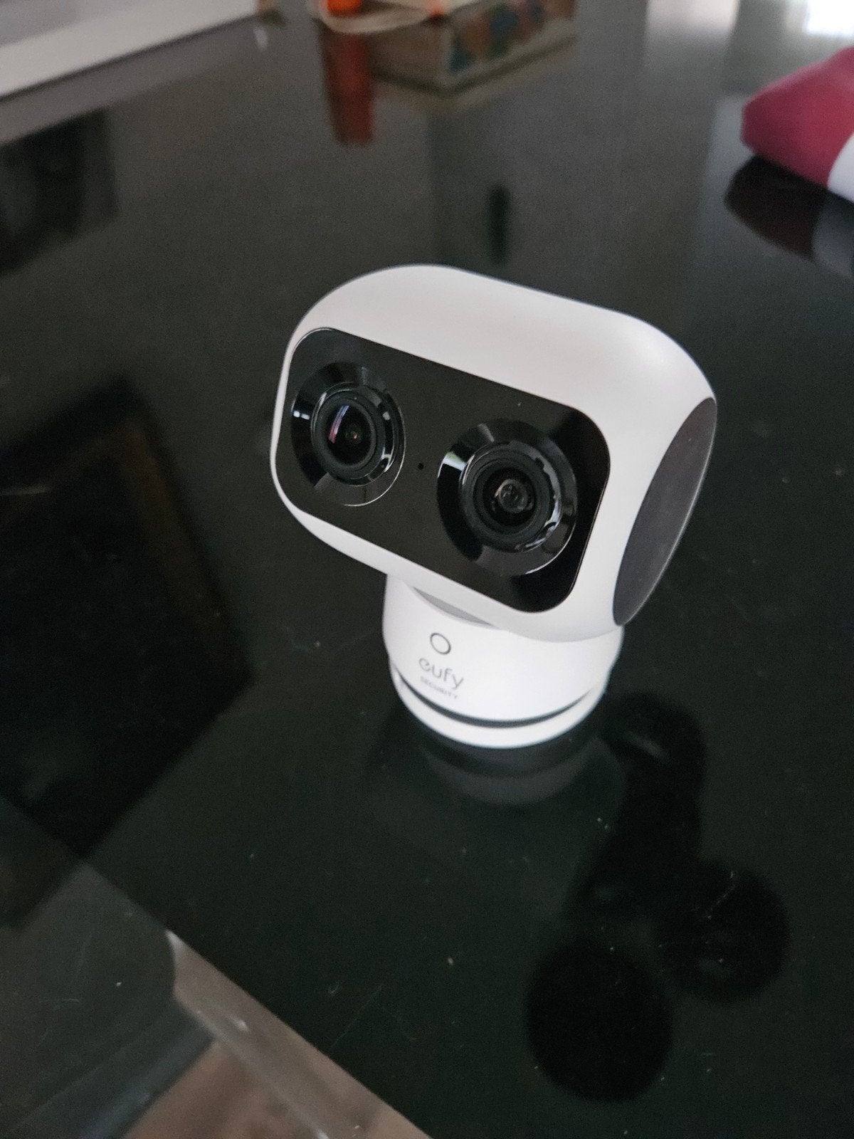 Eufy S360 Beveiligingscamera met Montagevoet en Kabels, Verzenden, Gebruikt, Binnencamera