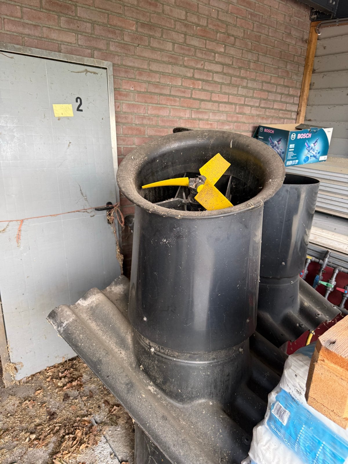 6 stal ventilatoren, Ophalen