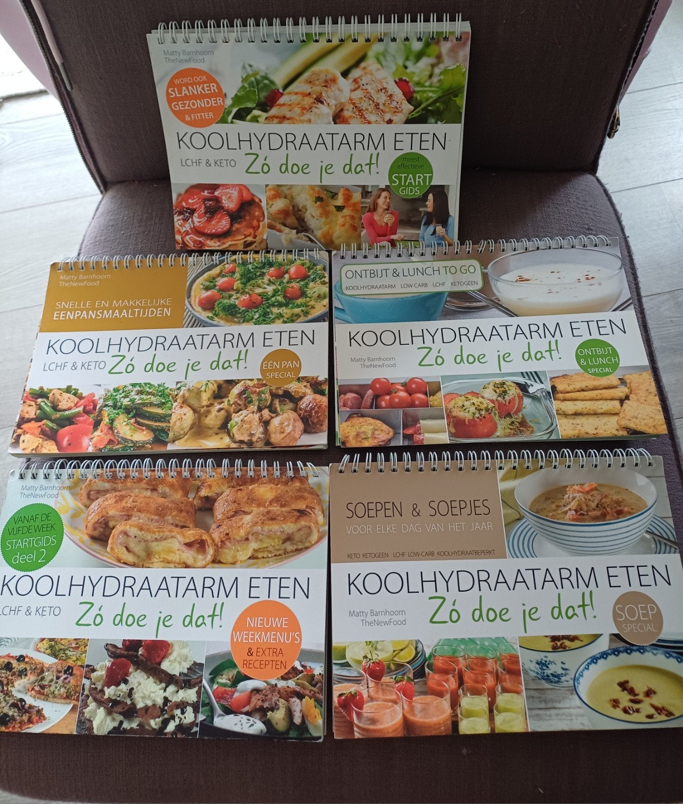 5 xThe new food Matty Barnhoorn, Boeken, Ophalen of Verzenden, Gelezen