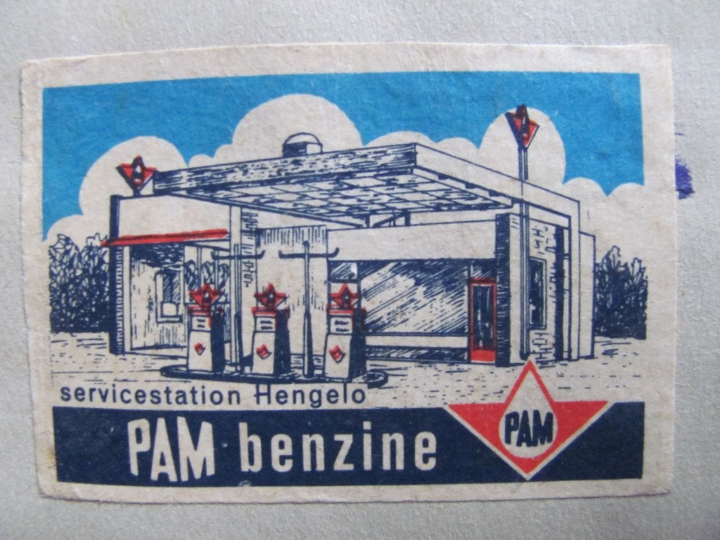 Hengelo, PAM benzine service station, Ophalen of Verzenden, Sigarenbandjes