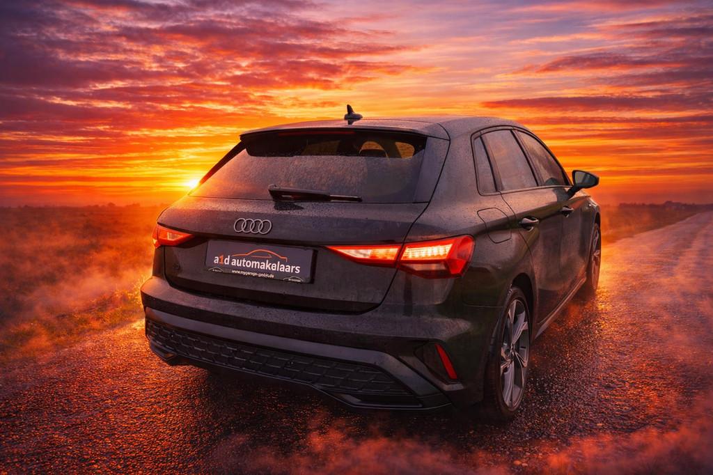 Audi A3 Sportback 45 TFSI-e plug in hybride S line, 200 KW/2, Auto's, Audi, Stof, Zwart, 4 cilinders, 125 km