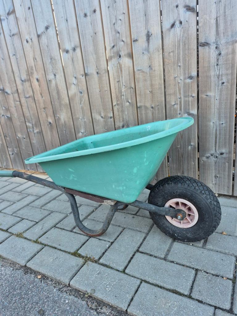Kleine tuinkruiwagen, gebruikt met nieuw wiel, Ophalen, Gebruikt, Handmatig, Eenwielig