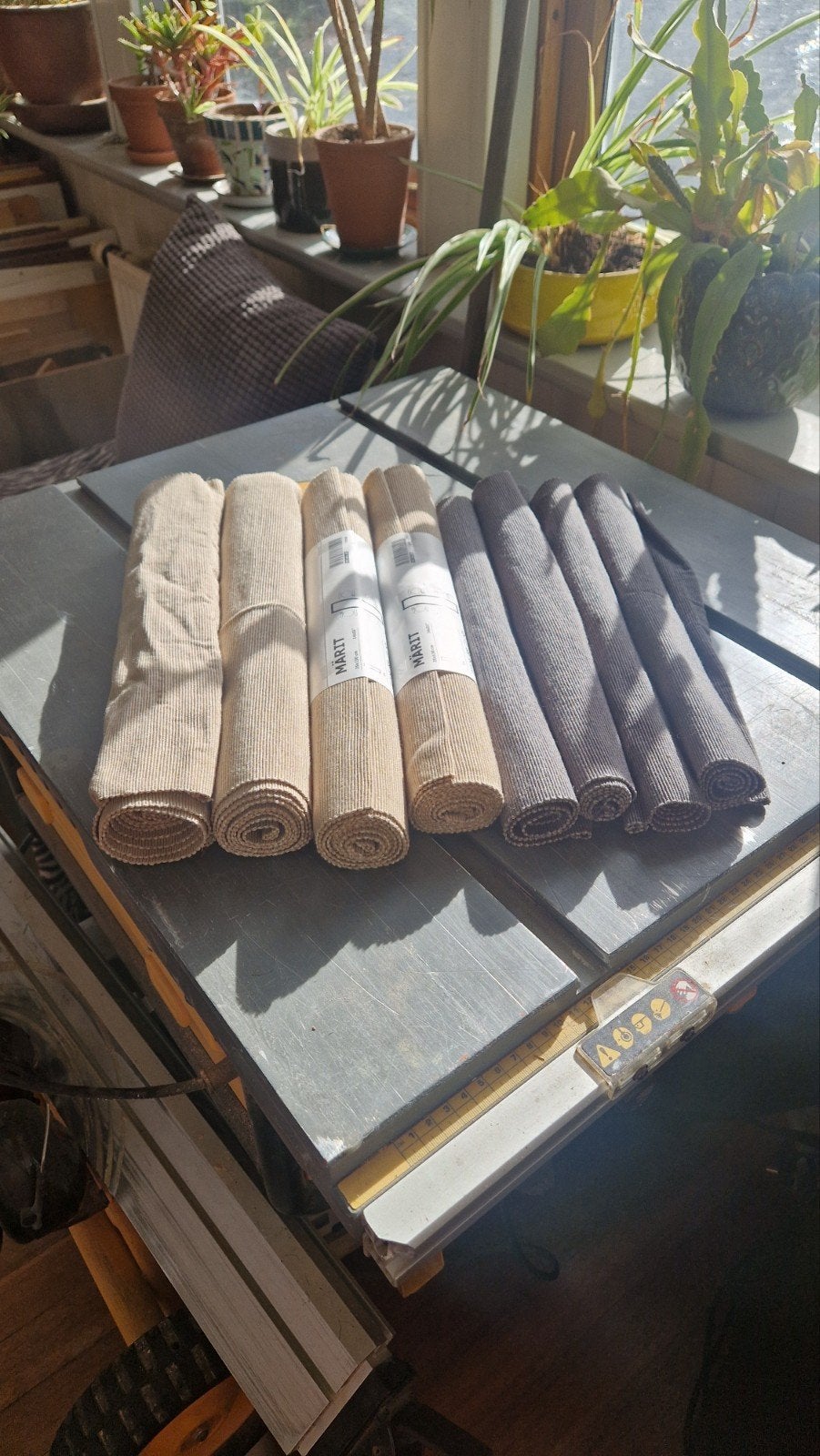 IKEA Marit Placemats / Onderleggers - Beige & Grijs, Ophalen, Nieuw, Beige, Textiel