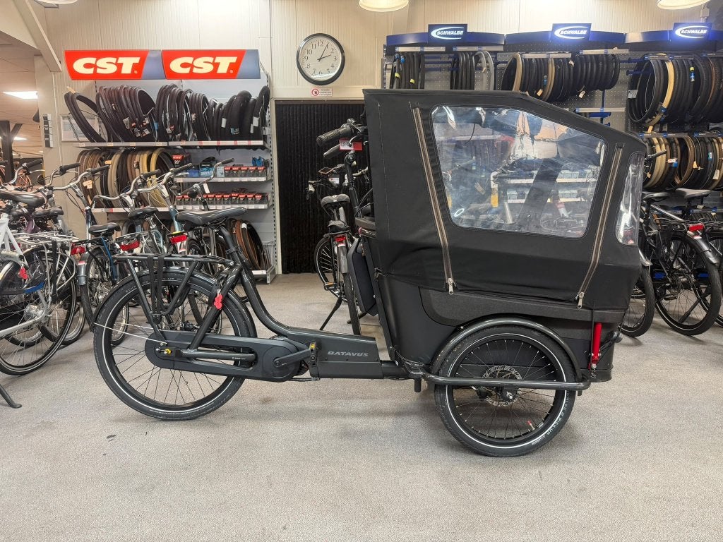 Batavus Fier 3 E-Bakfiets | Incl. Regenhuif, Overige merken, 4 kinderen of meer, Batavus, Ophalen of Verzenden