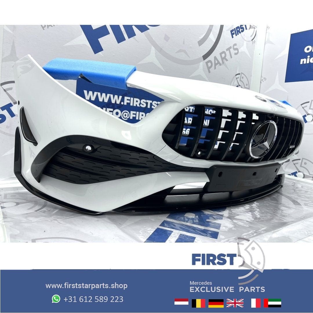 W177 FACELIFT BUMPER A35 AMG AERO VOORBUMPER COMPLEET PERFOR, Gebruikt, -, Voor, Ophalen of Verzenden