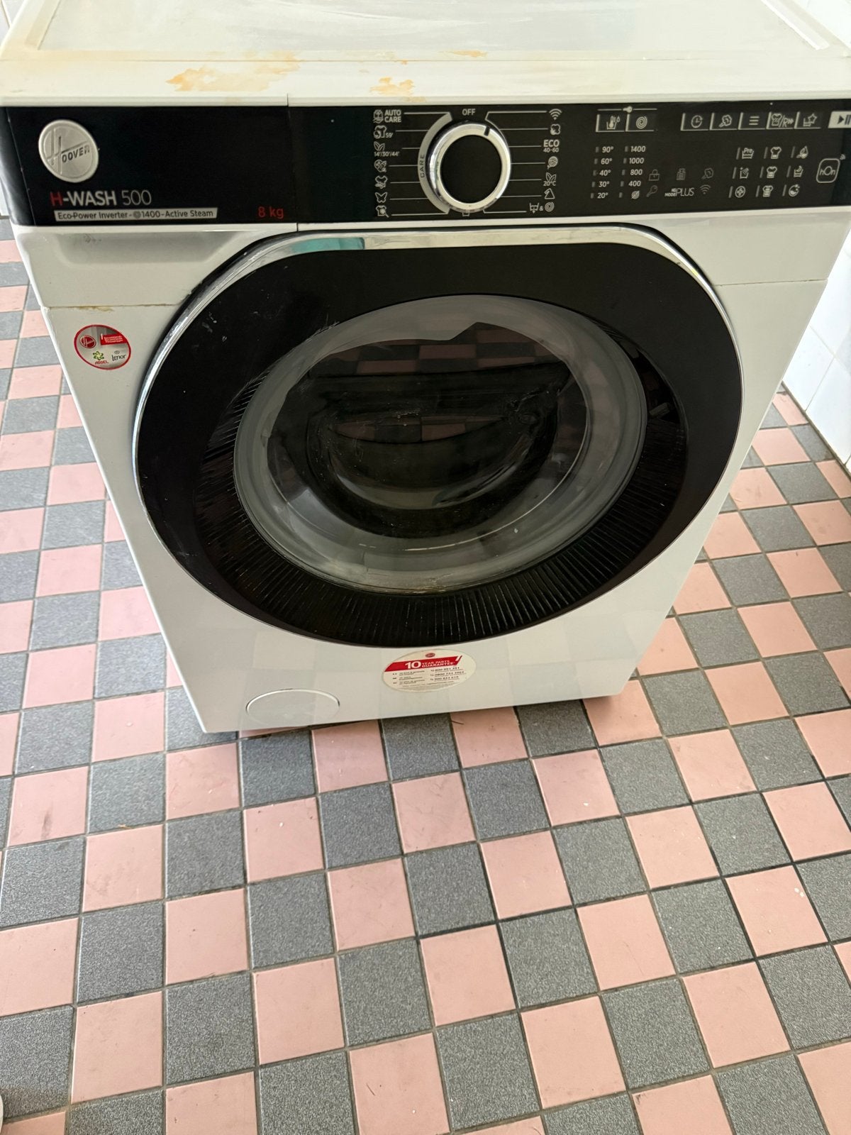 Hoover H-WASH 500 Wasmachine - Display defect, Ophalen, 1200 tot 1600 toeren, 8 tot 10 kg, Voorlader