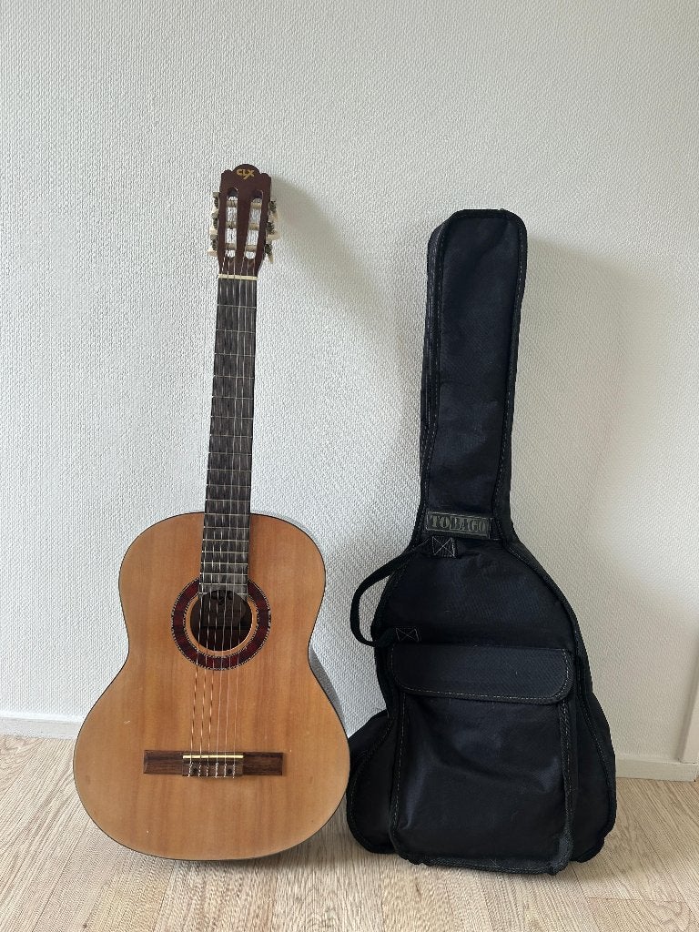 CLX Calista 44 klassieke gitaar 4/4 incl. gitaartas, Muziek en Instrumenten, Snaarinstrumenten | Gitaren | Akoestisch, Ophalen of Verzenden