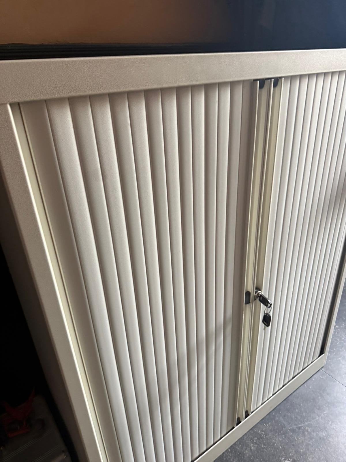 Metalen Archiefkast 100x120x45 cm met roldeur en slot, Huis en Inrichting, Kasten | Roldeurkasten en Archiefkasten, Ophalen, 100 tot 150 cm