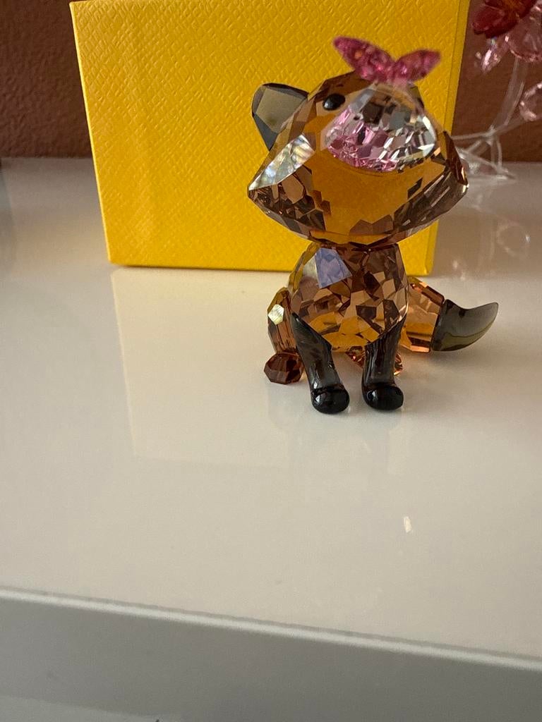 Swarovski Kristallen Vos met Vlinder, Ophalen of Verzenden, Zo goed als nieuw