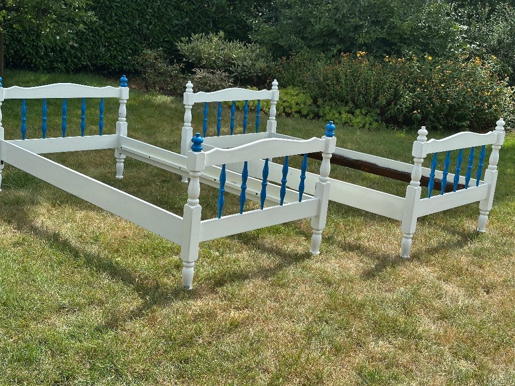 Stapelbed, Ophalen, Gebruikt, 90 cm, 160 tot 180 cm