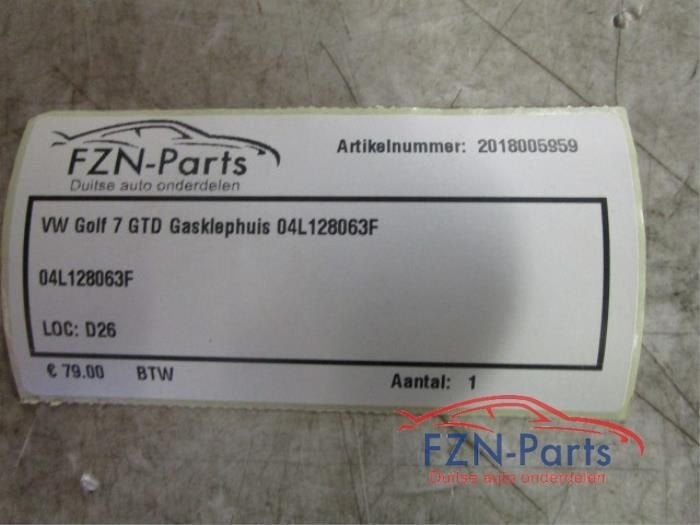 Gasklephuis Volkswagen Golf (22741021), Ophalen of Verzenden, Gebruikt