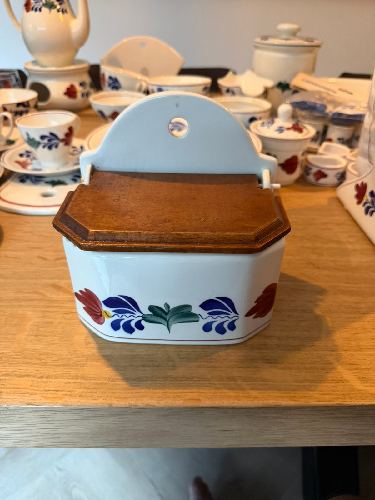 Boerenbont zoutpot, Ophalen of Verzenden