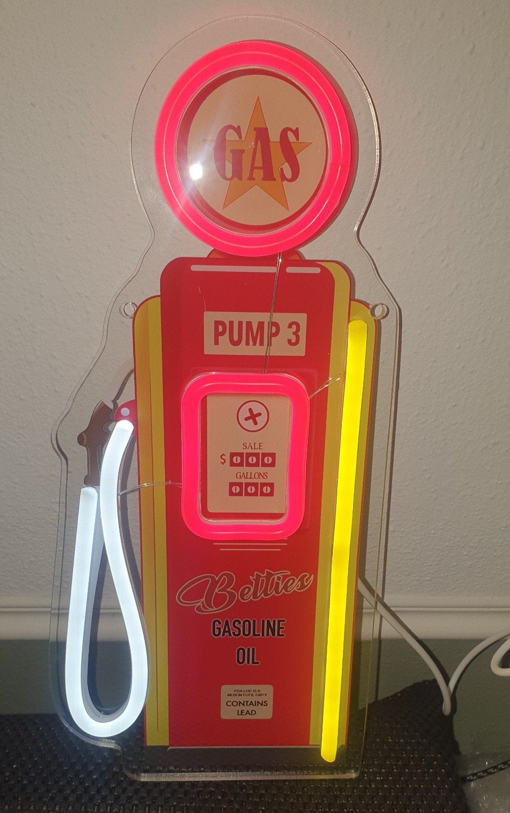 LED Benzinepomp, Ophalen of Verzenden, Nieuw, Lichtbak of (neon) lamp