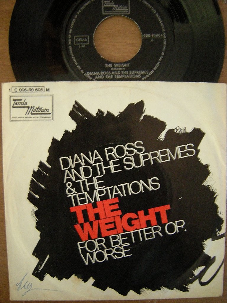Diana Ross And The Supremes & The Temptations (The Weight), Cd's en Dvd's, Gebruikt, 7 inch, Ophalen of Verzenden, R&B en Soul