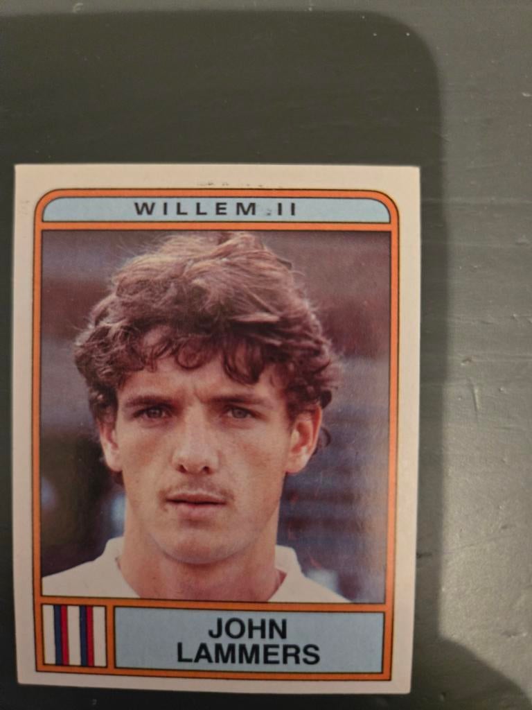 Panini Voetbal 84 nr.306, Ophalen of Verzenden, Gebruikt, Willem II, Spelerskaart
