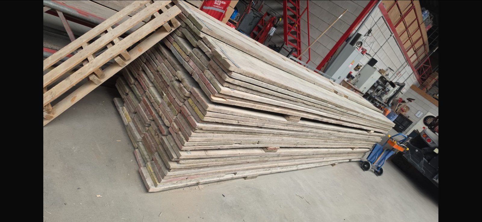 Gebruikte Steigerplanken - Diverse Lengtes en Diktes, Gebruikt, 25 tot 50 mm, Ophalen of Verzenden, Plank