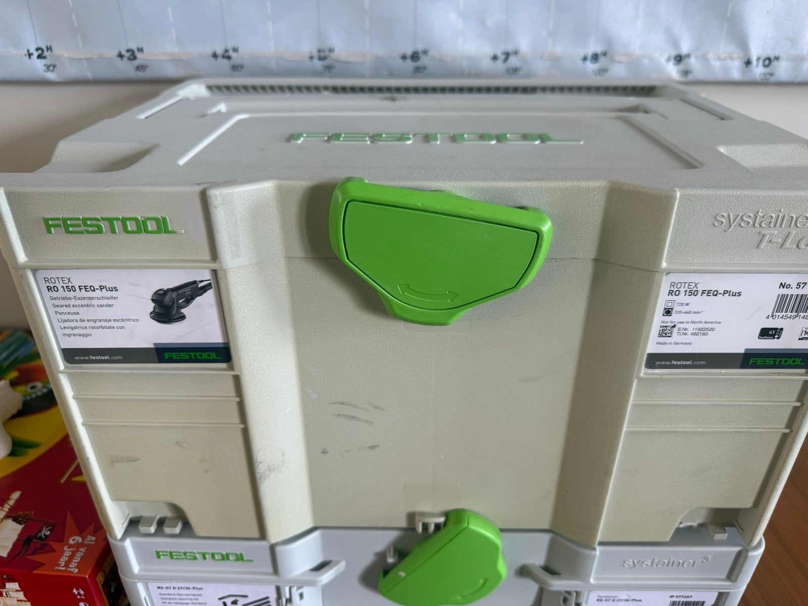 Festool Rotex RO 150 FEQ-Plus Excentrische Schuurmachine, Ophalen of Verzenden, Gebruikt, Minder dan 600 watt, Excentrische schuurmachine