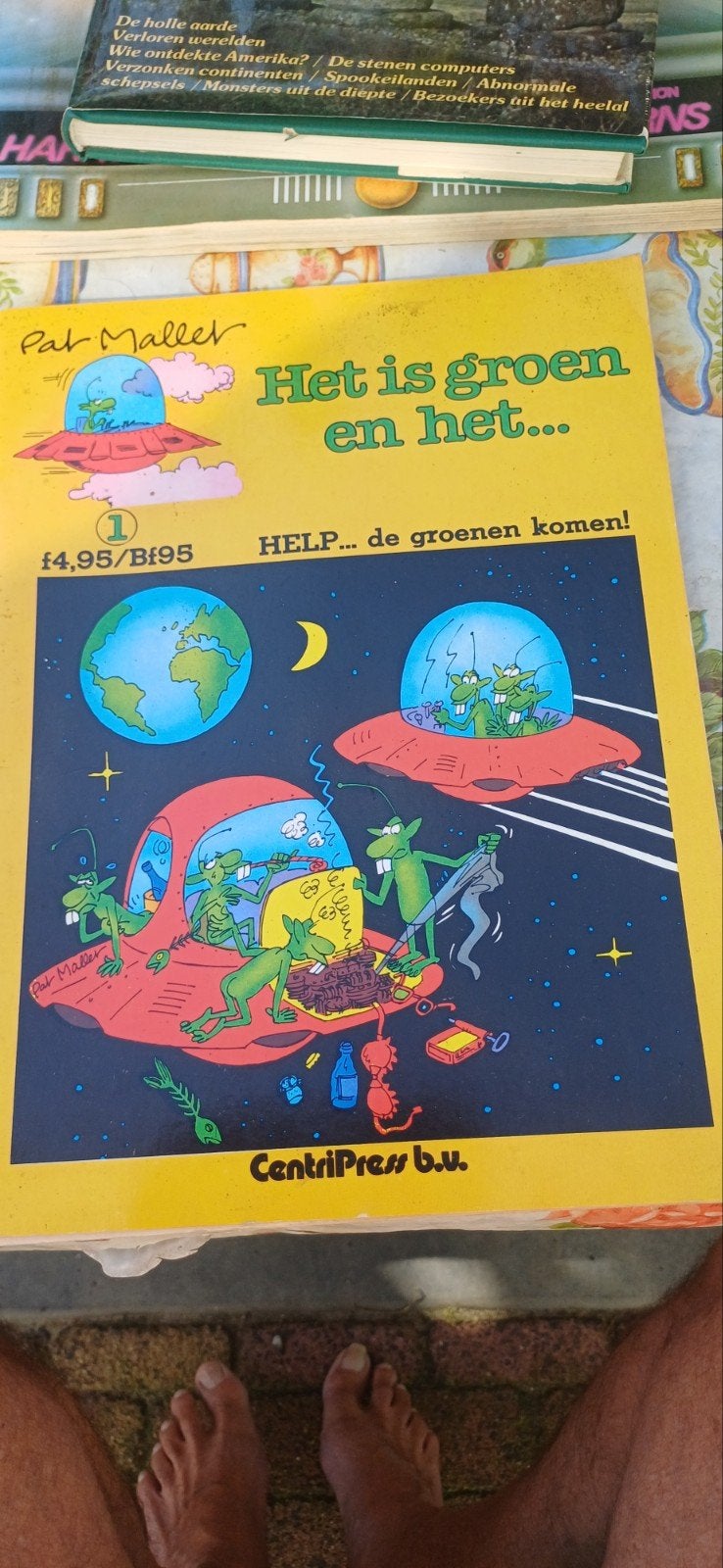 Het is groen en het... HELP... de groenen komen!, Eén stripboek, Ophalen of Verzenden, Gelezen, Pat Mallet