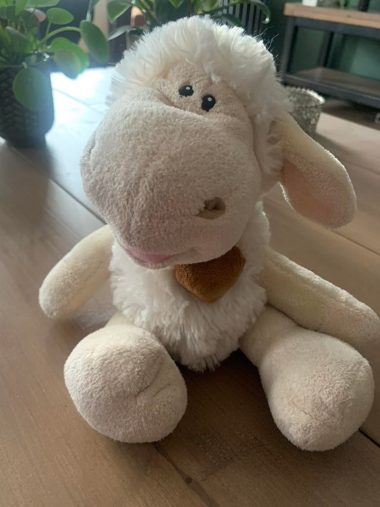 Schaap knuffel wit knuffels pluche schapen speelgoed sheep, Verzenden, Overige typen, Nieuw, Middelgroot (20 tot 80 cm)