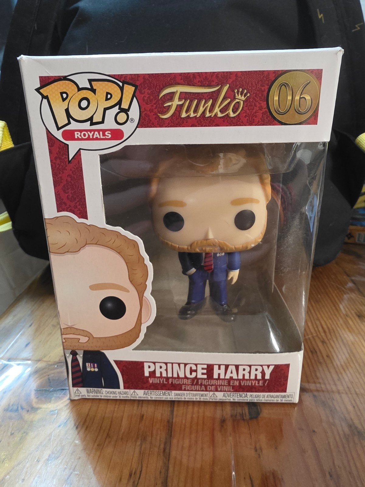 Funko Pop Prince Harry #06 Royals Collectie - Nieuw in doos, Ophalen of Verzenden, Nieuw