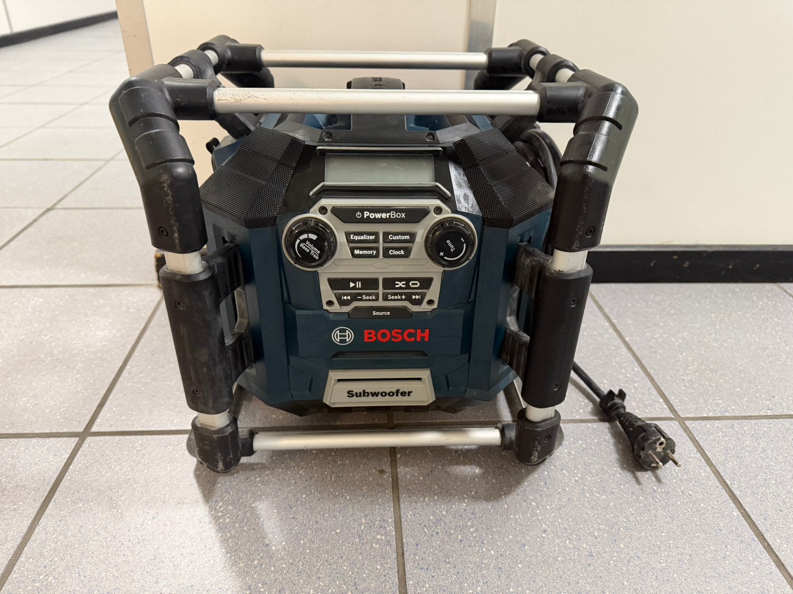 Bosch Professional GML 50 PowerBox bouwradio., Ophalen, Gebruikt, Bouwradio