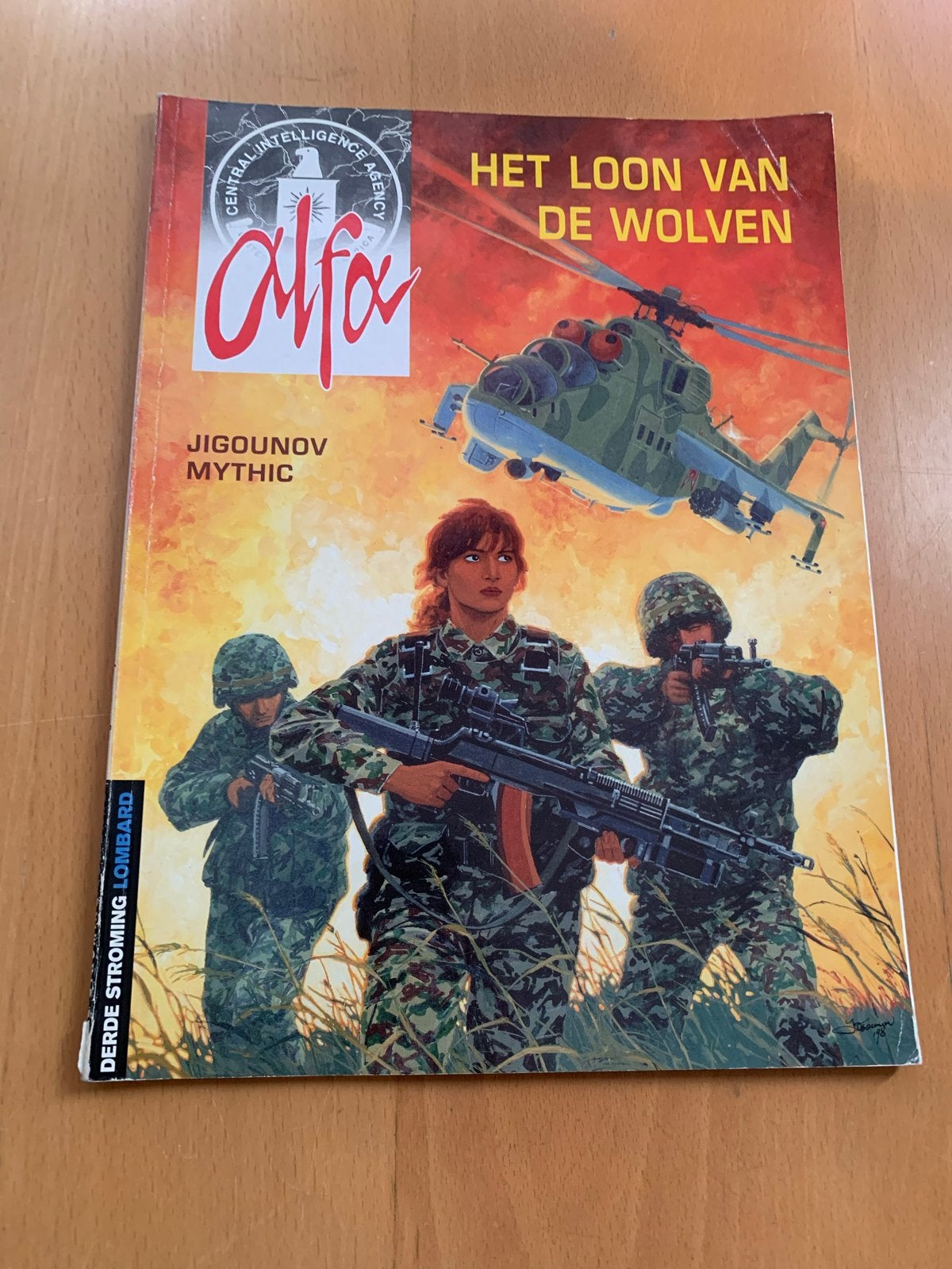 Alfa - Het Loon van de Wolven (stripboek), Eén stripboek, Ophalen of Verzenden, Gelezen