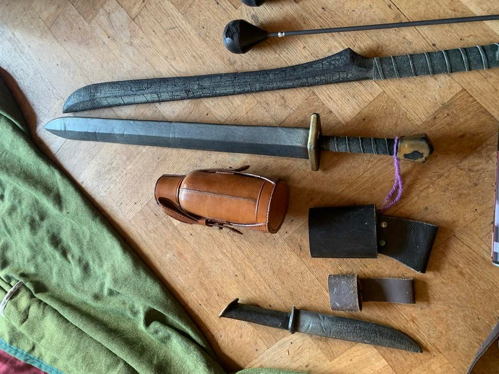 Boogschutter Larp Uitrusting Compleet - Maat 41 Schoenen, Ophalen of Verzenden, Gebruikt, Overige typen
