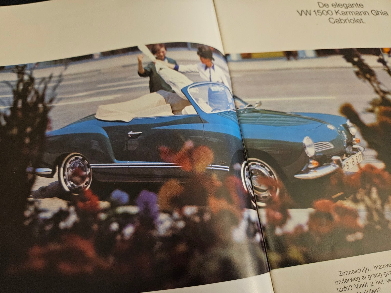 Brochure Volkswagen Karmann Ghia 1966, Ophalen of Verzenden, Zo goed als nieuw, Volkswagen