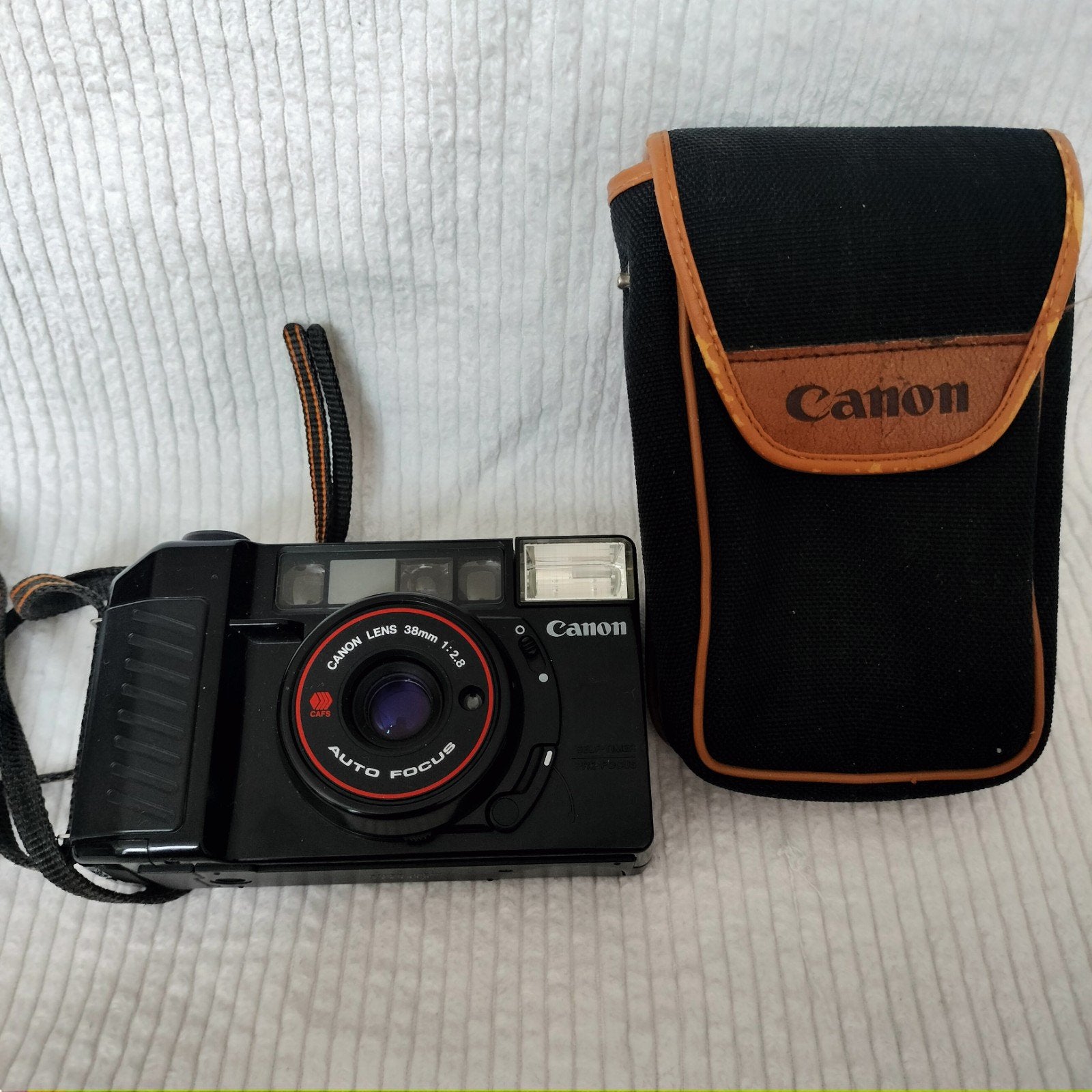 Canon AF35M II Compact Camera met 38mm f/2.8 lens, Audio, Tv en Foto, Ophalen of Verzenden, Zo goed als nieuw, Compact, Canon