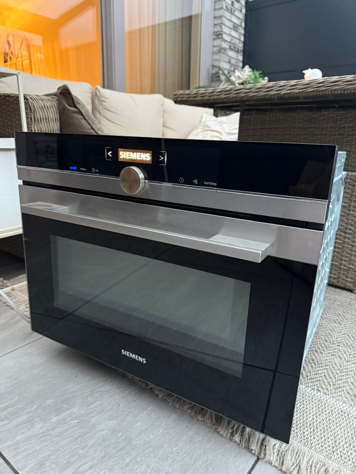 Siemens combi oven magnetron, Ophalen, Combimagnetron, Zo goed als nieuw, Inbouw