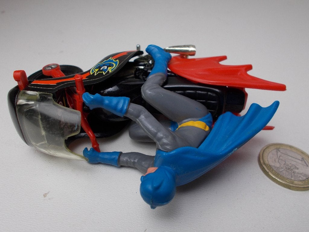1978 Corgi Toys 268 BATBIKE + BATMAN I.z.g.st!, Ophalen of Verzenden, Zo goed als nieuw, Overige typen, Corgi