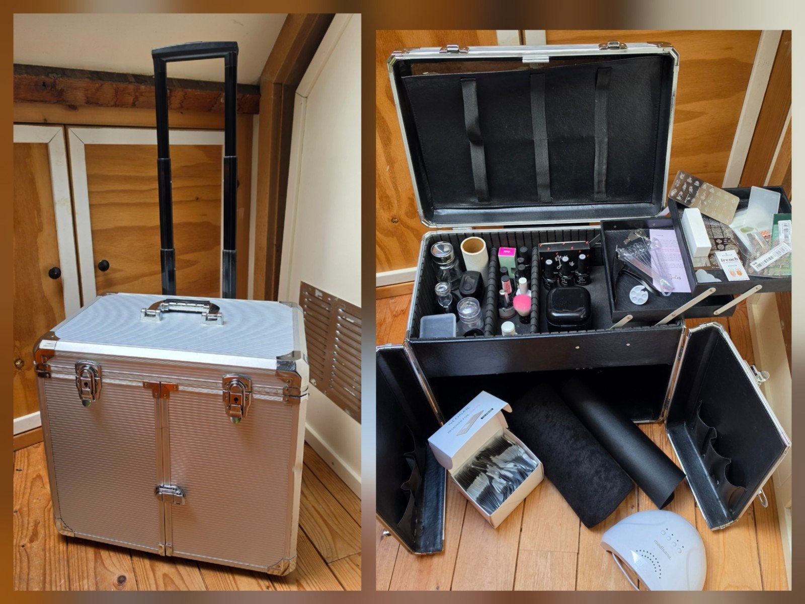Nagelstudio trolley Koffer met Inhoud - manucure, Ophalen, Gehele gezicht