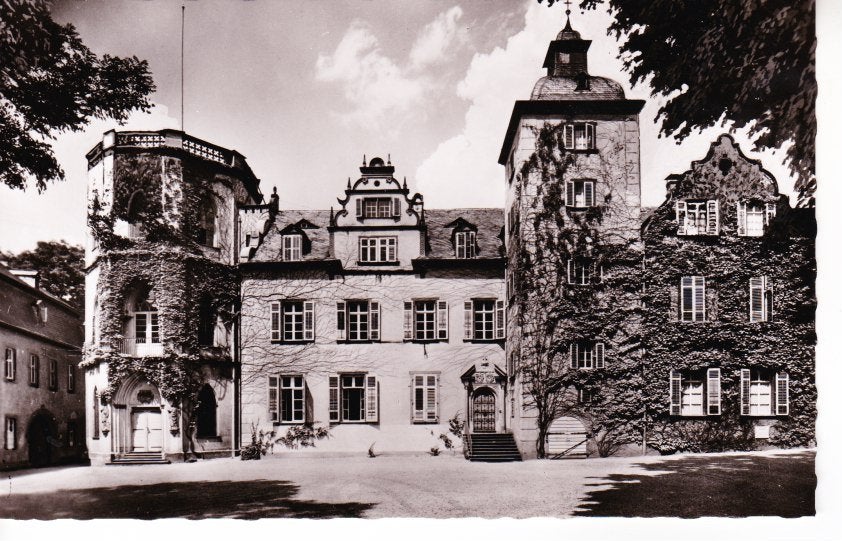 Bad Nassau an der Lahn - Schloss und Geburtshaus. 17-09, Ophalen of Verzenden, 1940 tot 1960, Ongelopen, Duitsland
