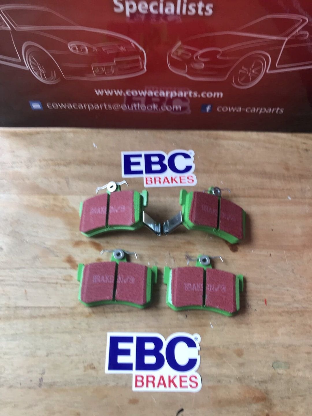 mg f mgf mg tf mgtf EBC GREENSTUFF remblokken standaard remk, -, -, Nieuw, Ophalen of Verzenden